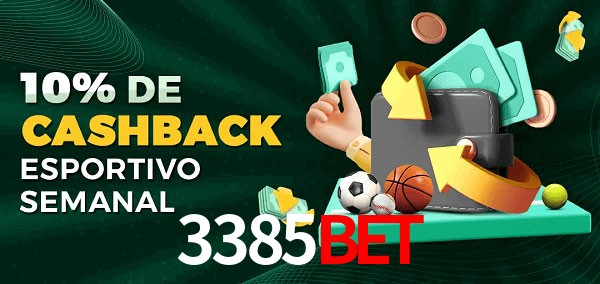 10% de bônus de cashback na 3385bet